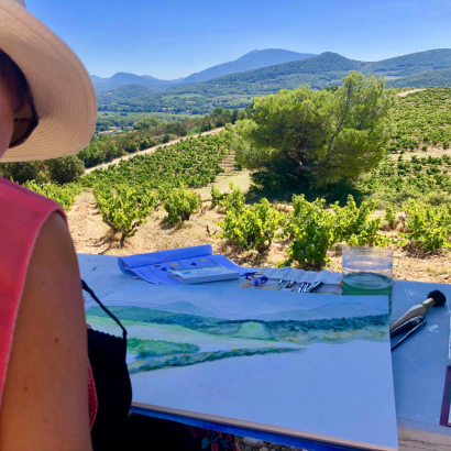 Watercolors in the Vaucluse - Paul Cézanne Academy
