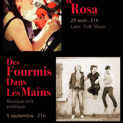Des Fourmis dans les mains' concert - Festival Après les Vendanges