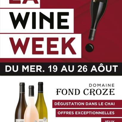 Wine Week at Domaine Fond Croze