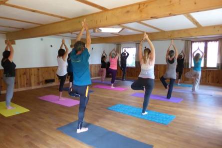 Cours de yoga avec Yogalayam